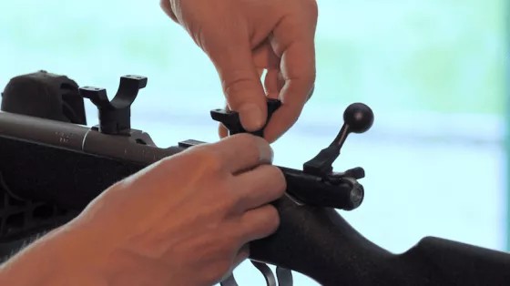 montaz a nastřteleni puskohledu