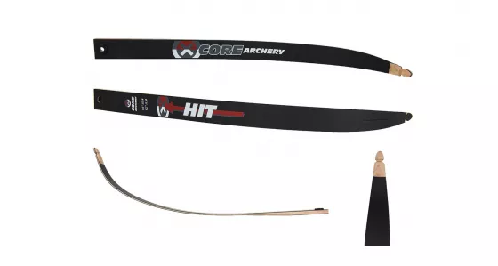 Wurfarme für Bogen Core Beginner Hit schwarz 68"(26 lb) 64"(28 lb)