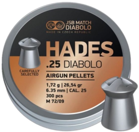 Diabolo JSB Hades 6,35mm 300 Stk