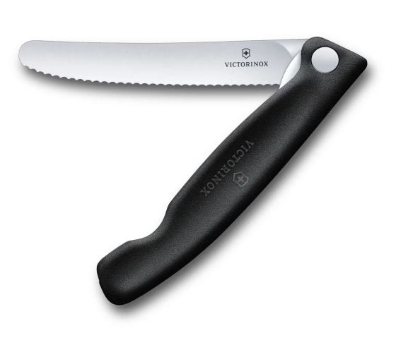 Klappbares Snackmesser Victorinox Swiss Classic Picnic schwarz