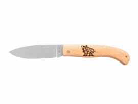 Messer Joker NH78-3 Holz Motiv Keiler 8 cm 2