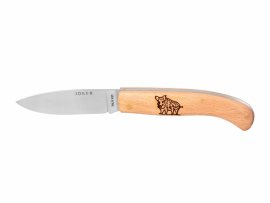 Messer Joker NH78-3 Holz Motiv Keiler 8 cm 3