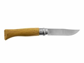 Messer Opinel 8 Klappmesser Inox Buche Motiv Keiler 4