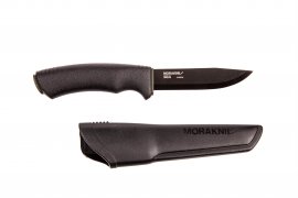 Messer Morakniv Bushcraft schwarz ohne Wellenschliff