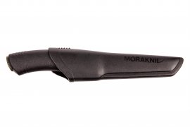 Messer Morakniv Bushcraft schwarz ohne Wellenschliff
