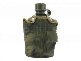 Feldflasche in Hülle MFH woodland