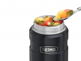Thermos King Speise-Thermoskanne mit Löffel 0,47 l grafit