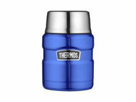 Thermosbehälter für Speisen mit Löffel Thermos King 0,47 l blau 2