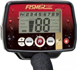 Metalldetektor Fisher F22 9''