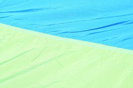 Hängematte NYLON 275x137 cm grün-blau 2