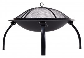 Feuerstelle mit Grillrost Vesuv mit Deckel