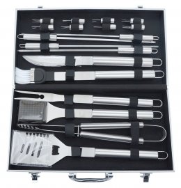 Grillbesteck Set 18-tlg. ALU Koffer