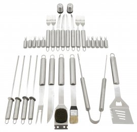 Grillbesteck Set 30-tlg. ALU Koffer
