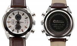 Chrono White Kompass Uhr