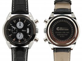 Uhr Chrono Black Compass