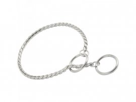Kette-Halsband DeLuxe silber, 70 cm