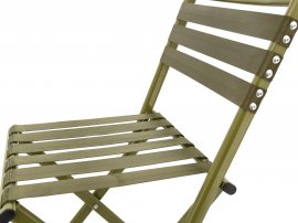 Camping-Klappstuhl Cattara NATURE mit Rückenlehne 4