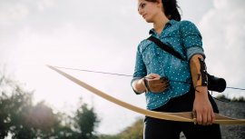 Bogen Ragim Fox Longbow Custom 62" 35lb