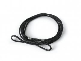 Vorführ-Leine Dogtrace 3mm, 140cm schwarz