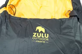 Schlafsack Zulu Ultralight 900 185cm schwarz