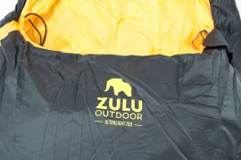 Schlafsack Zulu Ultralight 900 175cm schwarz 5