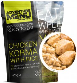 Menu IV – Hirschragout + Chicken Korma Adventure Menu