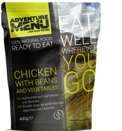 Huhn nach Gärtnerart mit Bohnen Adventure Menu