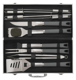Grillbesteck Cattara Grey Line Set 11-tlg.