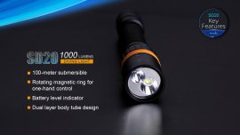 LED-Tauchlampe Fenix SD20