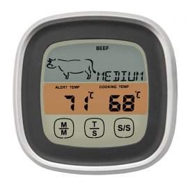 Digitales Grillthermometer mit Sonde