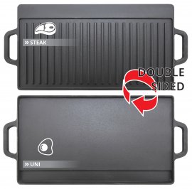Doppelseitige Grillplatte 50x23x1,4cm