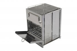 Grill Kocher für Holz Cube klappbar
