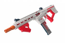 Blaster-Gewehr Game Face Trion für Schaumstoff-Munition rot