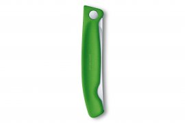 Gemüsemesser Klappmesser Victorinox Wellenschliff Grün