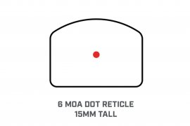 Kompakt-Kolimator Bushnell RXC-200 Compact 1x21 Reflex schwarz