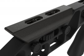 Luftgewehr EPIC TWO 6,35mm, CZ 300mm, Arca-Swiss, klappbare Schaft