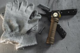 Stirnlampe Armytek Wizard C2 Pro MAX Sand Kaltlicht