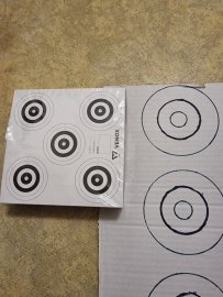 Bewertungen: Zielscheibe Venox 14x14 5 Ziele 100 Stk - 1