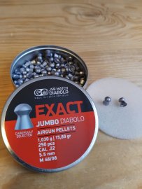 Bewertungen: Diabolo JSB Exact Jumbo 5,50mm 250Stk - 1