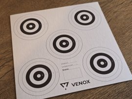 Bewertungen: Zielscheibe Venox 14x14 5 Ziele 100 Stk - 1