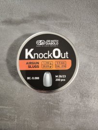 Bewertungen: Diabolo JSB KO Slugs .216 5,5mm 1,350g 200 Stk - 1