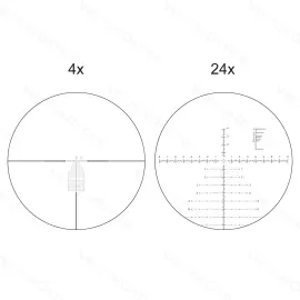 Zielfernrohr Vector Optics Continental x6 4-24x56 FFP FDE PRS 4