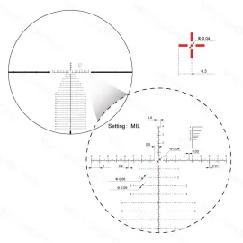Zielfernrohr Vector Optics Continental x6 4-24x56 FFP FDE PRS 3