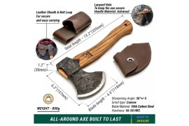 Axt BeaverCraft Bushcraft Splitting Axe AX3 2