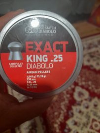Bewertungen: Diabolo JSB Exact King 6,35mm 350Stk - 1