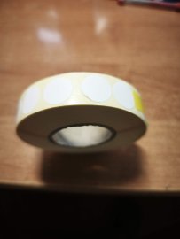 Bewertungen: Weiße Zielaufkleber 16mm - 2000 Stk. - 1