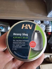 Bewertungen: H&N Heavy Slug 6.35mm/.250 2.98g/46gr - 1