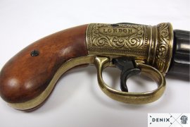 Replika Pepperbox – sechsläufiger Revolver, England 1840 2