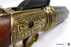 Replika Pepperbox – sechsläufiger Revolver, England 1840 4
