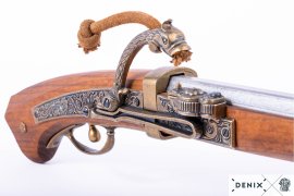 Pistolenreplik mit Luntenschloss, Japan 1800 3